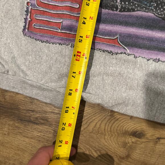 VINTAGE 80s Motley Crue Theatre of Pain World Tour 1985 86 Sleeveless T-Shirt L - Picture 5 of 6